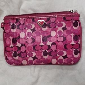 Coach Poppy Wristlet